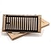 Accord AOFMWU410 Floor Register with Flushed Mount Louvered, 4-Inch x 10-Inch(Duct Opening Measurements), Unfinished White Oak
