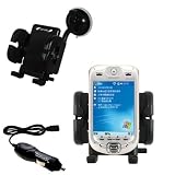 Dopod 700 Flexible Auto Windshield Holder with Car Charger - Uses Gomadic TipExchange