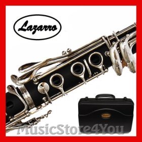 LAZARRO Band Bb CLARINET (Black Ebonite)