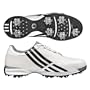 adidas Women's Driver Prima Golf Shoe (Cream/Tech Brown/Bronze) - White/Black 7.5
