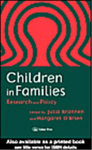 Children In Families: Research And Policy