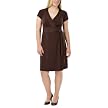 Mossimo&reg; Black Plus Wrap Dress - Brown