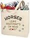 Horses Leave Hoofprints Tote Bag