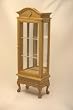 Miniature Oak Curio Cabinet Dollhouse Miniature