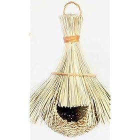 Jumbo Grass Hut Bird Nest house by TopDawg Pet Supplies