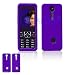 Light Purple Transparent Silicone Skin Cover Case Cell Phone Protector for ZTE C78