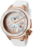 Neptune Ceramic (44 mm) White Mother Of Pearl White Silicone