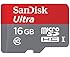 SanDisk Ultra 16GB Ultra Micro SDHC UHS-I/Class 10 Card with Adapter (SDSQUNC-016G-GN6MA)