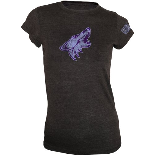 Old Time Hockey Phoenix Coyotes 2011 Nhl Hockey Fights Cancer Women's T-Shirt Small