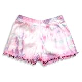 SILVER PONY - Silver Pony - Infant Girls Tie Dye Short, Pink, Purple