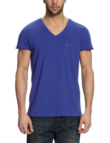 TOM TAILOR Denim Herren T-Shirt 10228070012/ v-neck tee, Gr. 44/ 46 (XS), Violett (5274) Preisvergleich