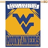 West Virginia Mountaineers WVU 28" x 40" Double Sided Banner