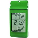Digital Max Min Growroom Or Greenhouse Thermometer - Green