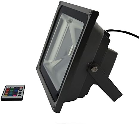 Risen 50W RGB Multi-Color Changing Memory Function Remote Control LED Flood Light