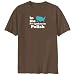 T-Shirt Brown  In The Usa It Is Spoken In Polish  Languaje