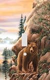 Bear Mountain Decorative Switchplate Cover