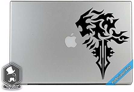 Final Fantasy Inspired Lionheart Art Vinyl Decal Sticker for Apple MacBook Dell HP Alienware Asus Acer or Any Laptop Notebook PC Computer by Vinyl Aptitude
