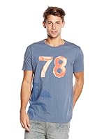 Springfield Camiseta Manga Corta (Azul Claro)