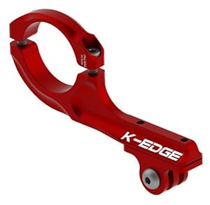 K-EDGE GO BIG Pro Handlebar Mount for GoPro Hero (K13-420 Red)