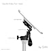 Grifiti Nootle Video Pan Head with Dual Level and Quick Release Plate Works with Nootle Ipad Tripod Mounts, Cameras, iPhone Mounts, Brackets, Music Stands, and Photography Light Stands