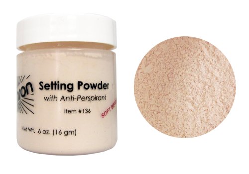 Mehron Ultrafine Setting Powder .6 oz - Soft Beige