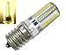GRV E17 80-3014 SMD High Power LED Bulb Silicone Crystal Bulb Smart IC Chip Dimmable 3W AC 110V Pack of 2 (Warm White)