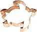 Old River Road Sea Turtle Shape Cookie Cutter, Copper