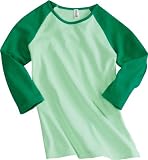 District Threads Tee - Juniors 3/4 Sleeve Raglan T