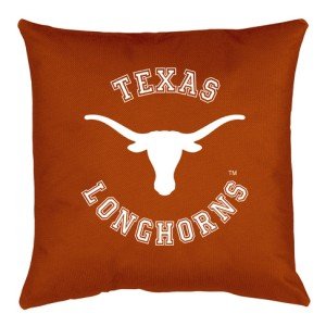 University of Texas Longhorns Throw Bed Pillow 17 x 17