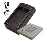 Hitech - Battery & Travel Charger Set for Canon PowerShot SD750 Digital Cam ....