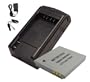 Hitech - Battery & Travel Charger Set for Canon PowerShot SD750 Digital Camera