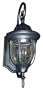 Yosemite Home Decor 5334IBL Merili 6.5-Inch Two-Light Exterior Sconce, Black