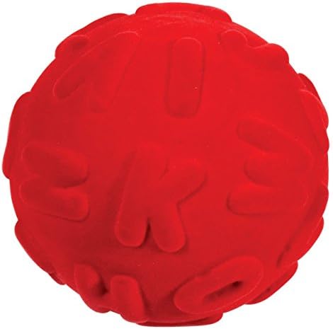 Educational Ball - Tactile Uppercase Letters- Red