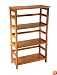 Winsome Wood 4-Tier Bookshelf, Honey