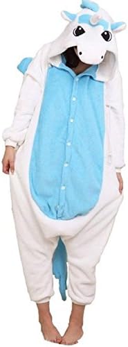 Xinjiayuan Unisex Adult Kigurumi Onesie Unicorn Pajama Sleepwear