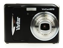 Vivitar V8370 Digital Camera - Black (8.0 MP,3x Optical Zoom) 2.4"Colour TFT Screen