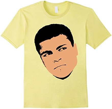 Men's Mohammed Cassius Ali Clay T-Shirt Large Lemon