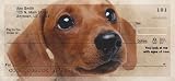 Faithful Friends - Dachshund Personal Checks