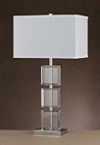 Cal Lighting BO-2099TB Stacked Table Lamp, Crystal