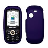 Purple Rubberized Snap-On Cover Case for Samsung T369