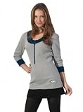 Denver Broncos Women's Heather Grey Thermal Tunic from Touch by Alyssa Milano