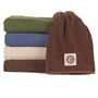 Eco Friendly Polar Fleece Blanket: Beige