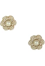 Kate Spade New York 'Park Floral' Stud Earrings, Cream