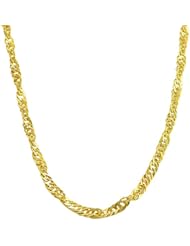 14 Karat Yellow Gold 1.7-mm Singapore Chain (20 Inch)