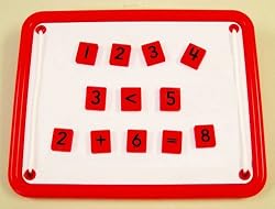 Magnetic Teaching Tiles - Numbers and Math Symbols