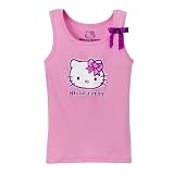 Girls' Hello Kitty Ribbon Shoulder Tank - Pink