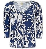 IMAGE OF Daytrip Abstract Print Cardigan Sweater Oatmeal Navy Blue