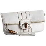 Melie Bianco Mia Bamboo-Accent Clutch