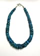 Turquoise Disk Necklace