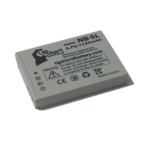 UpStart Battery NB-5L CB-2LX Replacement Battery for Canon PowerShot IXUS IXY Digital Cameras